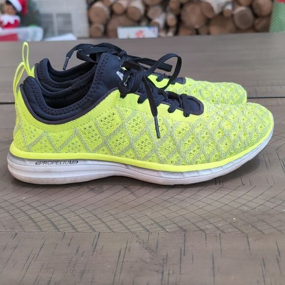 APL Techloom Phantom Neon Yellow Sz 7.5 - Picture 2 of 9